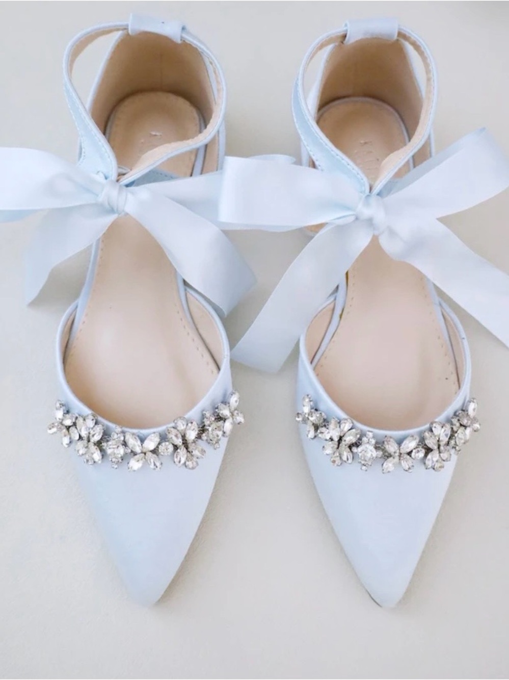 Brand New Kailee P Light Blue Flats